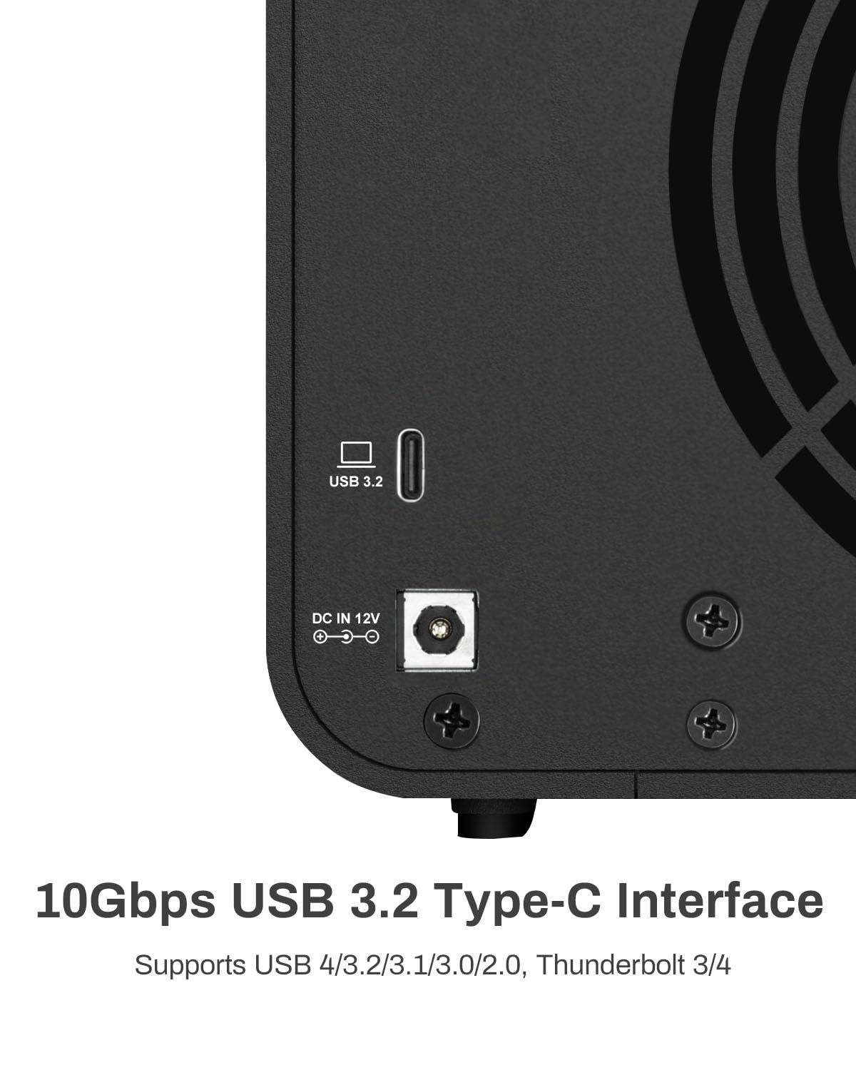 TERRAMASTER D4-320 External Hard Drive Enclosure 4-Bay (Diskless)