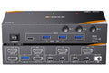 KCEVE KVM Switch 2 Monitors for 2 Laptops 1 Desktop HDMI 4K@60Hz