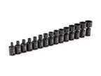 TEKTON 3/8 Inch Drive Universal Joint Impact Socket Set | SID97003