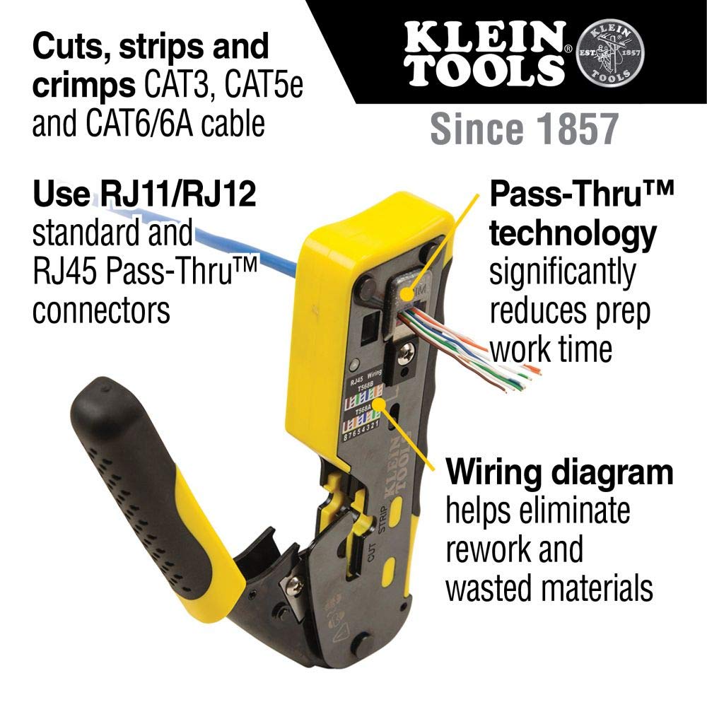 Klein Tools Cable Tester and Data Cable Installation Tool Kit