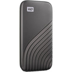 Western Digital 500GB My Passport SSD Portable External Solid State Drive, Gray, Sturdy and Blazing Fast, Password Protection with Hardware Encryption - WDBAGF5000AGY-WESN