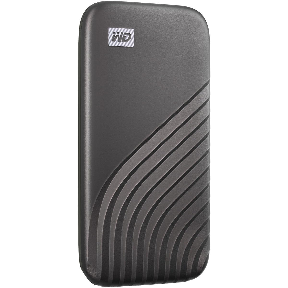 Western Digital 500GB My Passport SSD Portable External Solid State Drive, Gray, Sturdy and Blazing Fast, Password Protection with Hardware Encryption - WDBAGF5000AGY-WESN