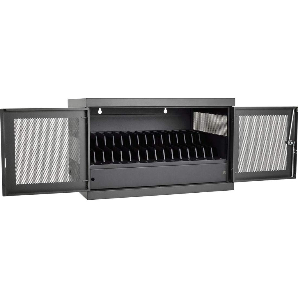 Tripp Lite 48-Port AC Mobile Charging Cart Storage Station for Chromebooks, iPads, Laptops, Tablets, Black (CSC48AC)