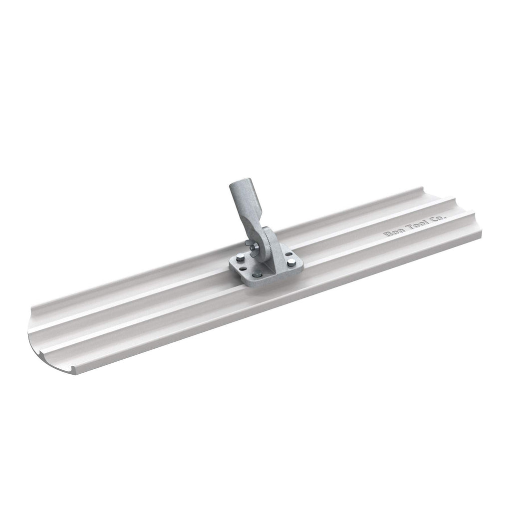 Bon 12-567 42-Inch by 8-Inch Round End Magnesium Bull Float with Threaded Handle Bracket