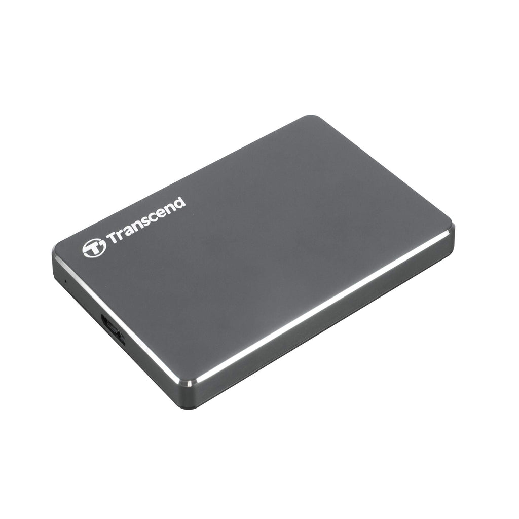 Transcend 1TB StoreJet 25C3N Portable HDD, Sleek Aluminum Case, Type-A