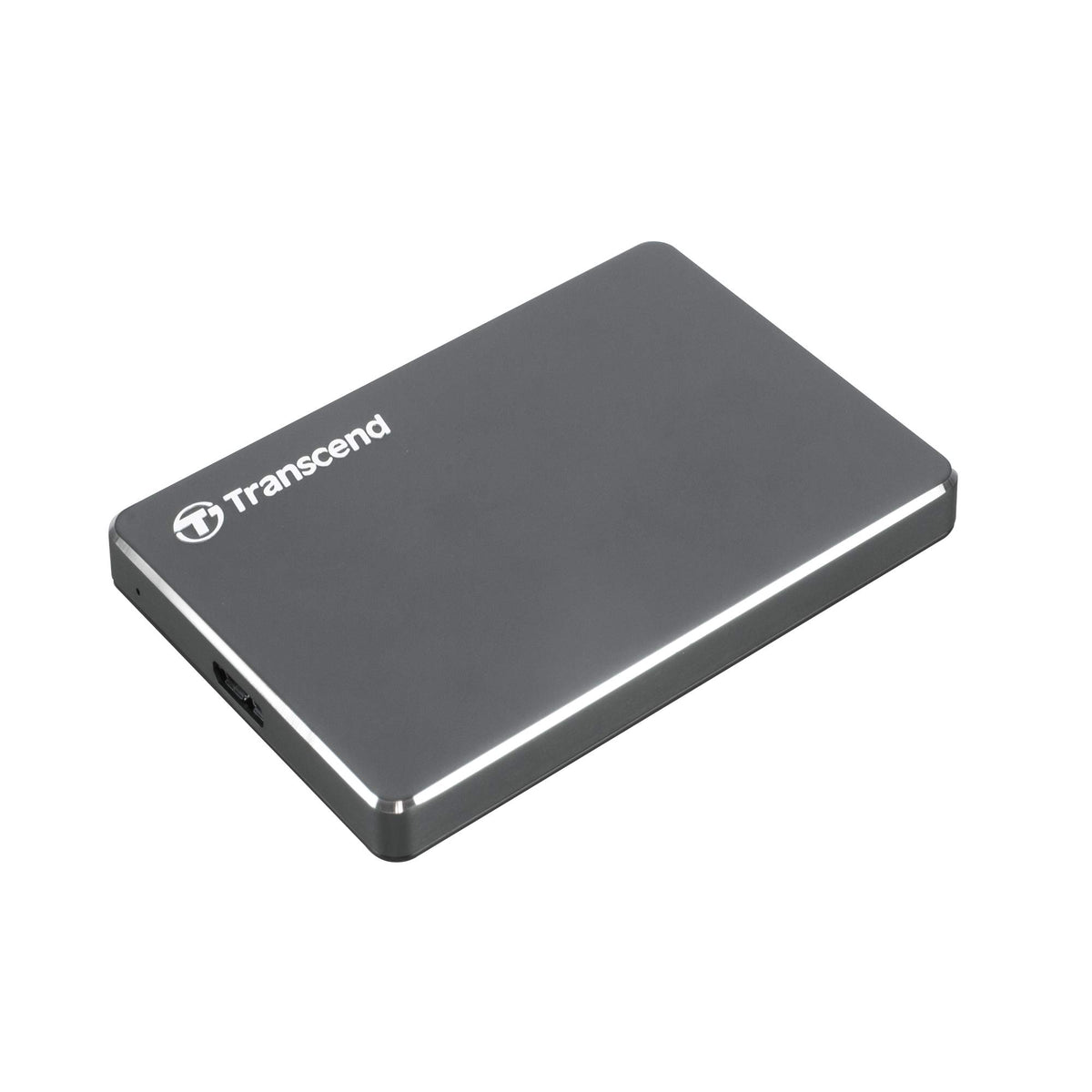 Transcend 2TB StoreJet 25C3N Portable HDD, Sleek Aluminum Case, Type-A
