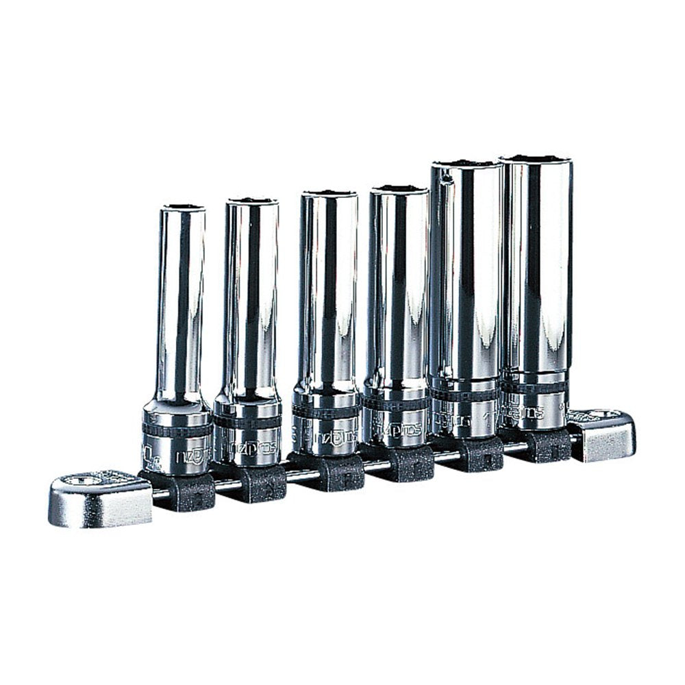 Nepros 1/2"sq. Deep Socket Wrench Set (6pcs.)