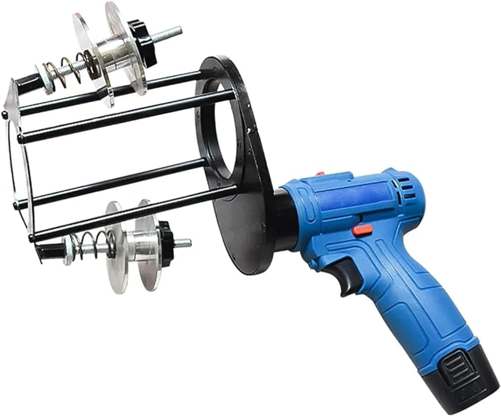 Portable Electric Air Condit Pipe Winding Machine, Two Winding Modes Of Opening And Closing, Cable Tie Adjustment Distance 5-10cm, for Home Improvement Companies, Workers