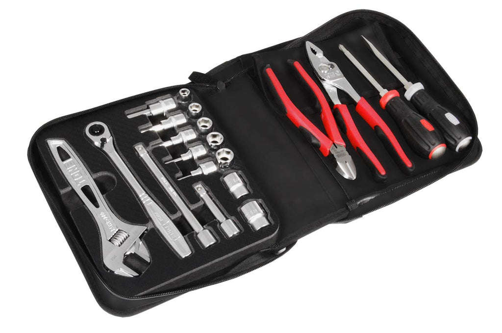 TONE Tool Set, 3/8-Inch Drive, Black, 21-Piece, TSX3172
