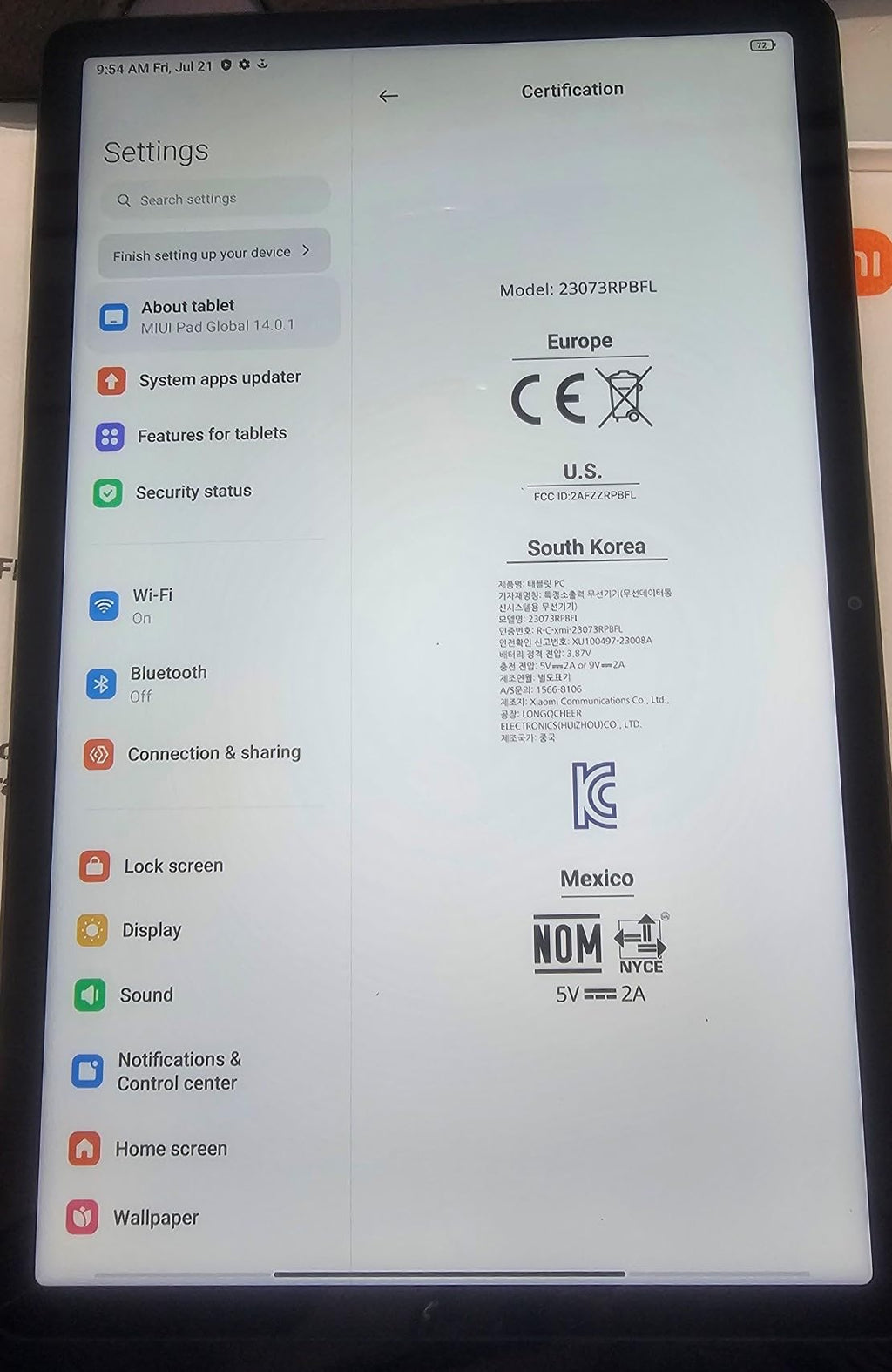 XIAOMI Redmi Pad 2 9.7" Only WiFi (No Calls or Text) 2K 120Hz Octa Core Global ROM 7600mAh Bluetooth 8MP Model 2603ARP14G (Silver, 128GB + 4GB)