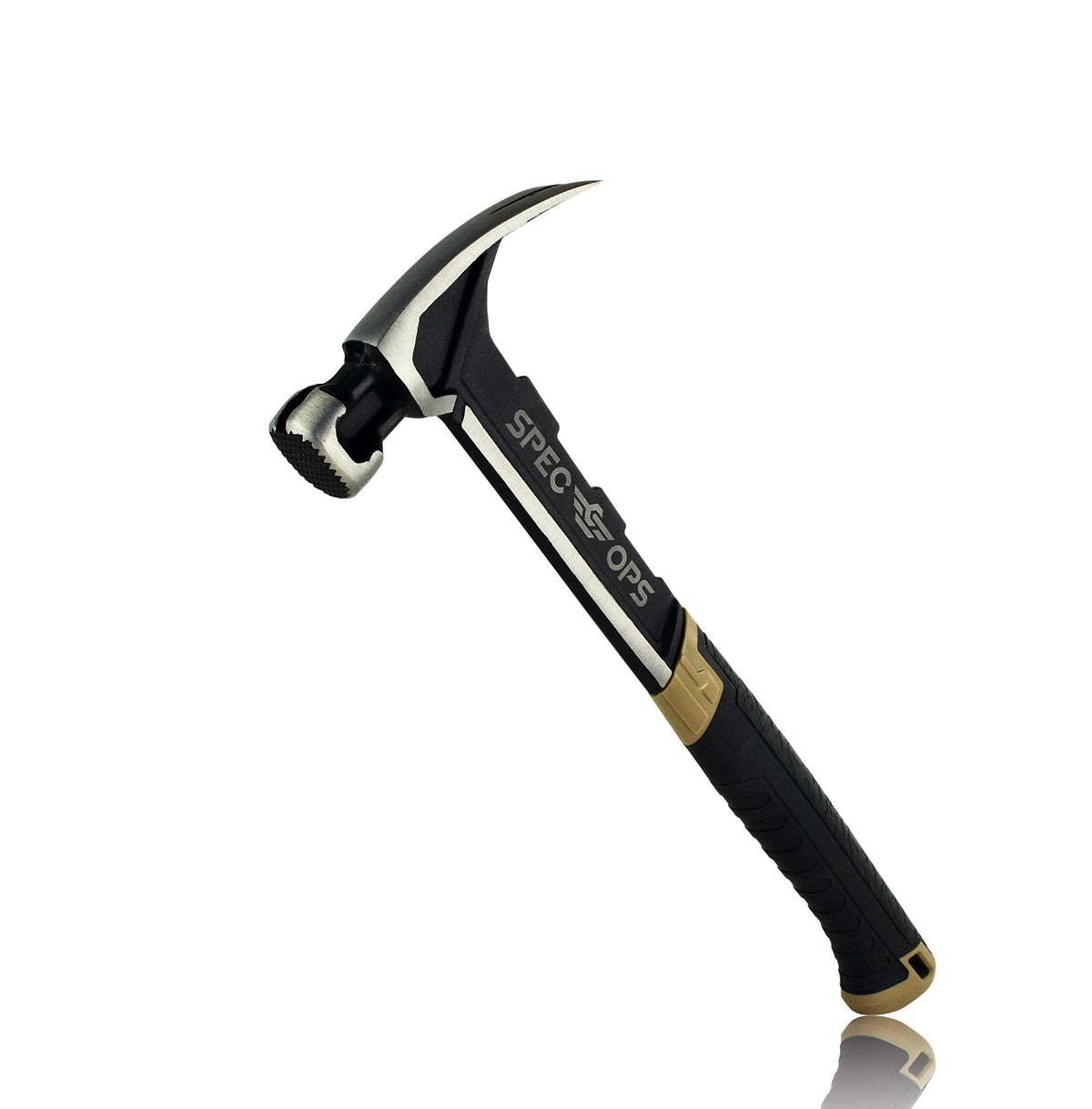 Spec Ops Tools Framing Hammer for Carpentry & Demolition, Magnetic Nail Holder, Rip Claw, Milled Face, 22 Oz (Pack of 12)