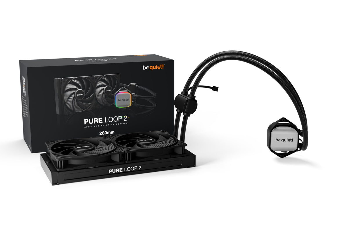 Water Cooler BE Quiet Pure Loop 2 Black 280mm 2 Fan