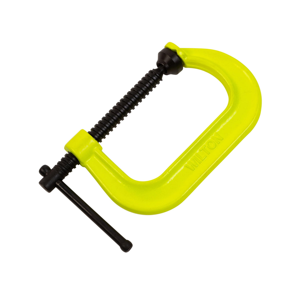 Wilton Hi-Vis C-Clamp, 10-1/8" Opening, 6" Throat, 8000 Lbs. Clamping Force (Model 410-SF)