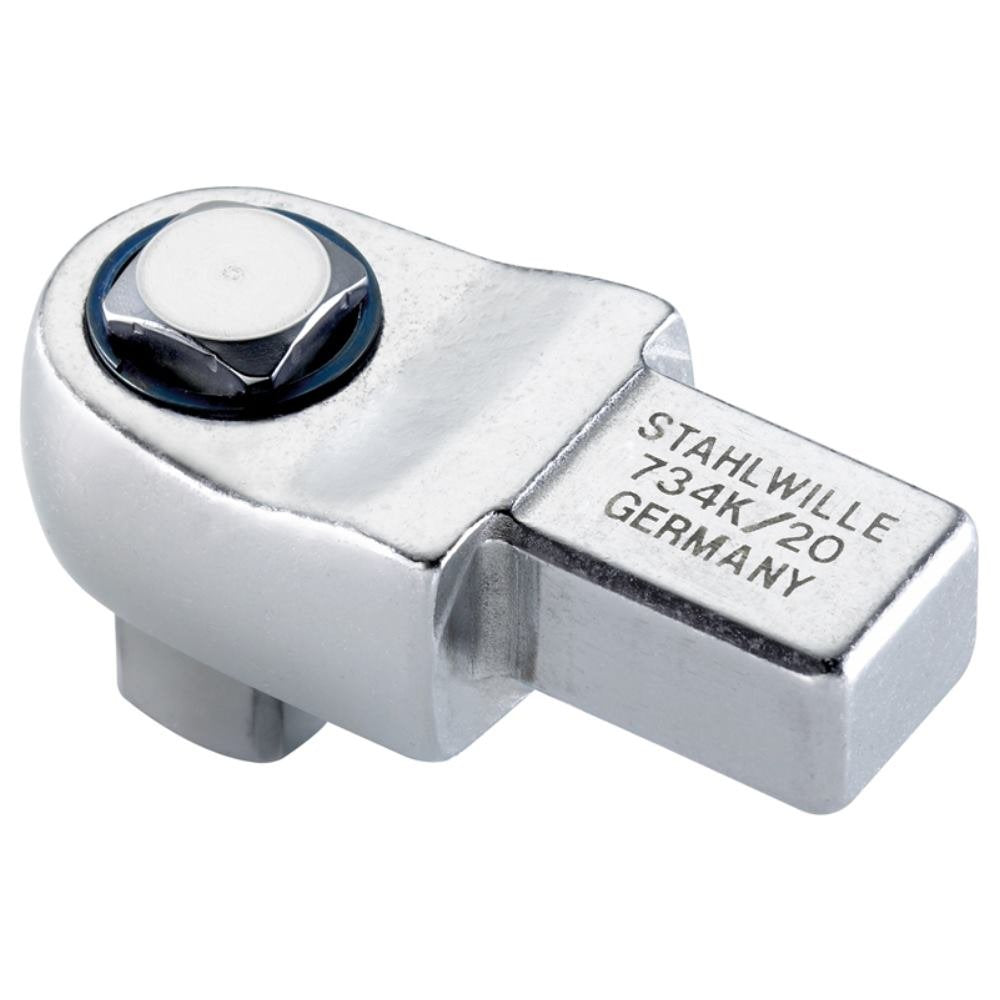 Stahlwille 58241100 3/4" Calibration Square Drive Insert Tool, 22mm x 28mm Mount, Chrome-Plated, Made in Germany