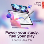 Lenovo Idea Tab 11" Tablet - Dimensity 6300-4GB RAM - 128 GB Storage - Android 15-2.5K - 90 Hz - Luna Grey (ZAFR0923US)