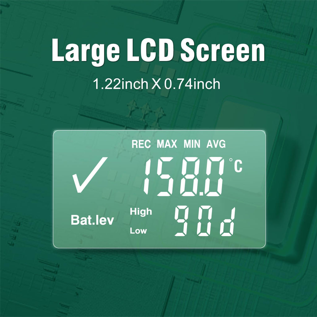 Freshliance Temperature Data Logger with LCD Display, Single Use USB Temperature Recorder with 30000 Points, Auto PDF CSV Report 180Days Cold Chain Transportation Storage, Fresh Tag 1D, 20Pack