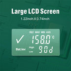 Freshliance Temperature Data Logger with LCD Display, Single Use USB Temperature Recorder with 30000 Points, Auto PDF CSV Report 180Days Cold Chain Transportation Storage, Fresh Tag 1D, 20Pack