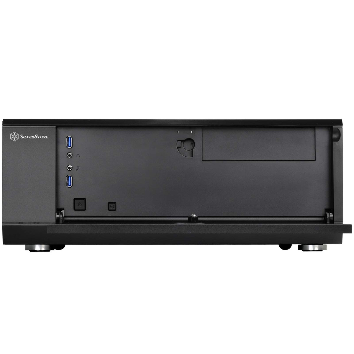 Silverstone Technology GD10B Home Theater Computer Case (HTPC) with Lockable Front Panel for ATX/Micro-ATX Motherboards GD10B-x