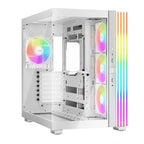 be quiet! Light Base 500 LX White PC Case, Fully Windowed Front and Side
