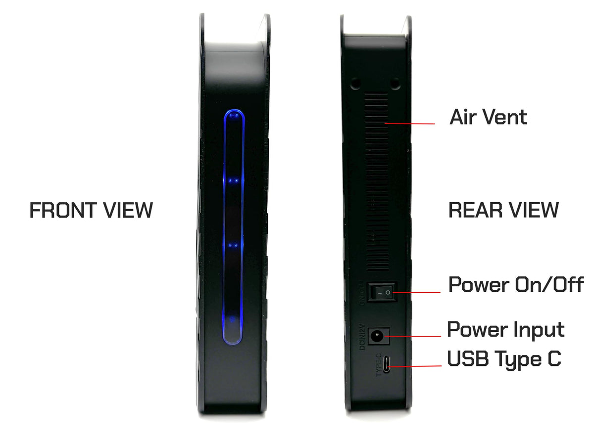 Avolusion PRO-T8 Series 3TB USB 3.0 External Gaming Hard Drive for PS5 Game Console (Black) - 2 Year Warranty (Renewed)