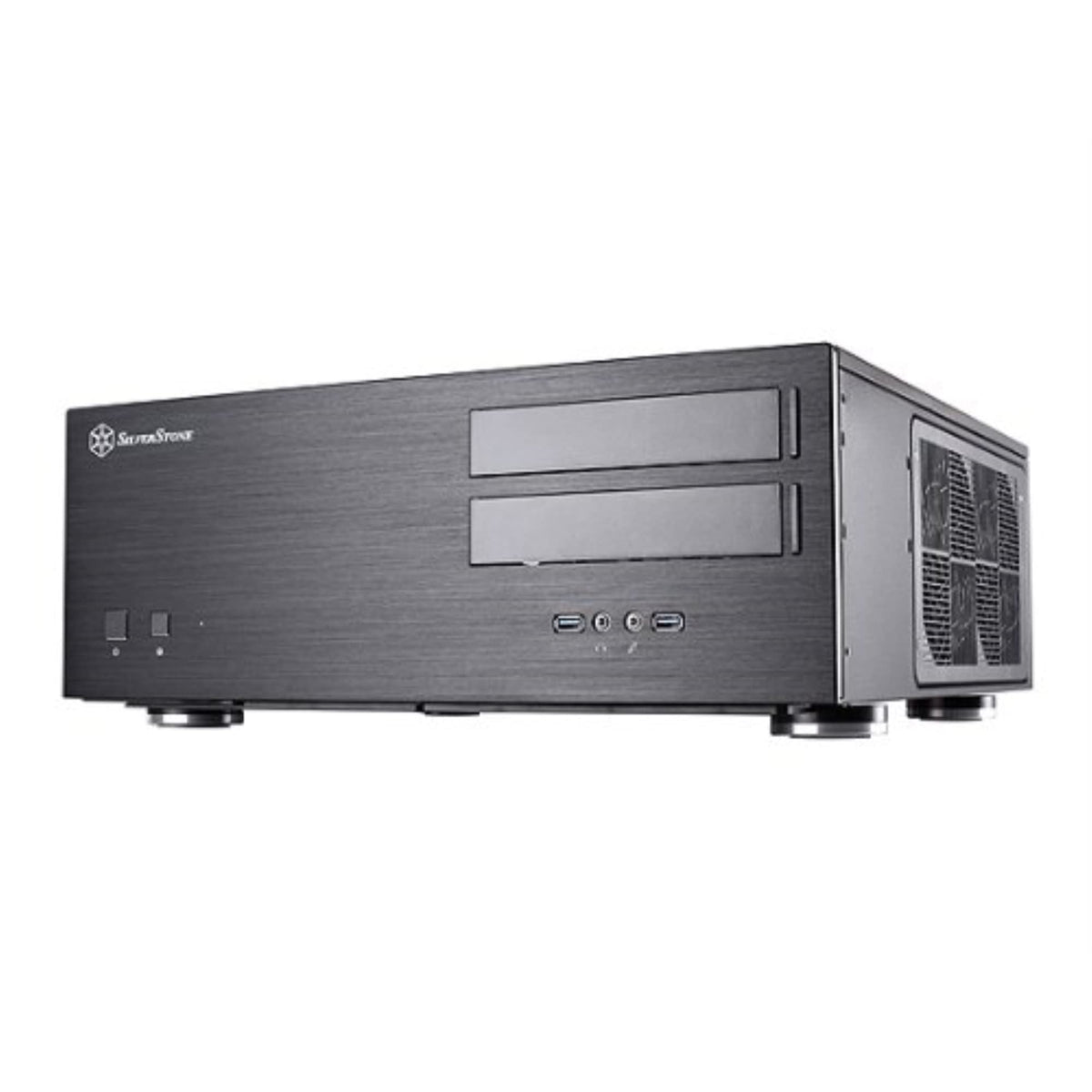 SilverStone Technology Home Theater Computer Case with Aluminum Front Panel for E-ATX/ATX/Micro-ATX Motherboards GD08B