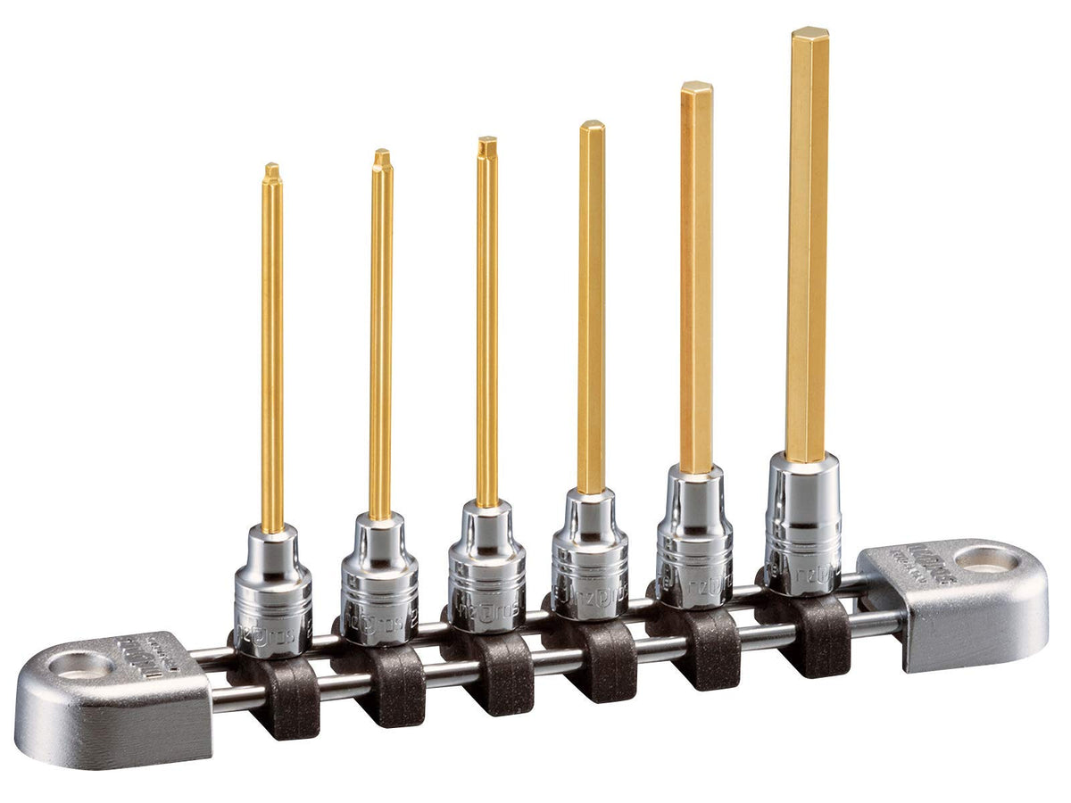 Kyoto Machine Tools (KTC) Neplos 6.3sq. Hexagon Bit Socket Set [9 pieces]