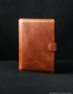 Crazy Horse Craft Leather Case for MacBook Air 15 inch, Laptop Sleeve Felt