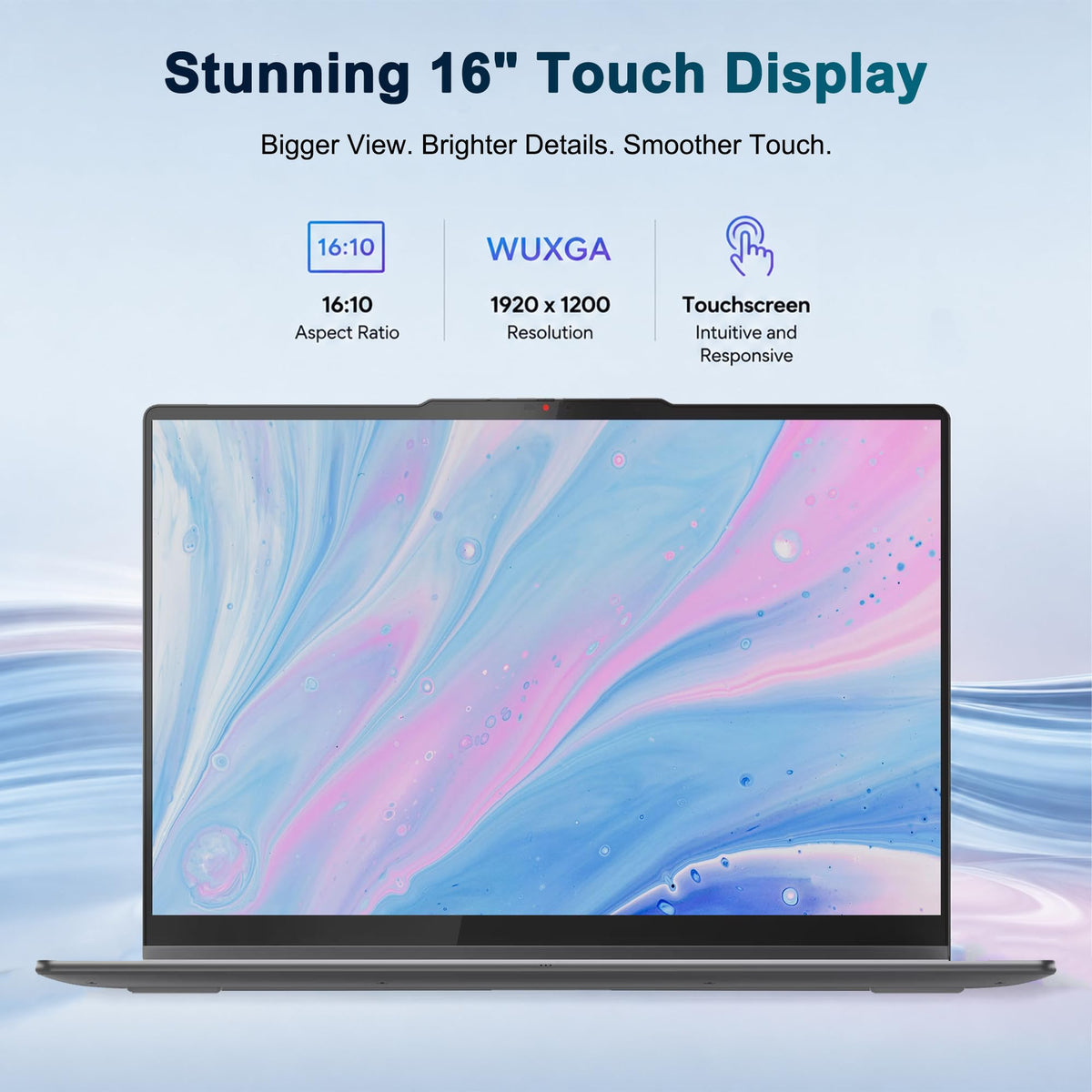 Lenovo Yoga 7 2-in-1 AI Laptop 16" WUXGA Touch Intel 8-core Ultra 7 256V (Up to 47 NPU Tops) 16GB DDR5 1TB SSD WiFi7 Fingerprint Backlit for Creator Business Professional Win11 Pro ICP Accessory