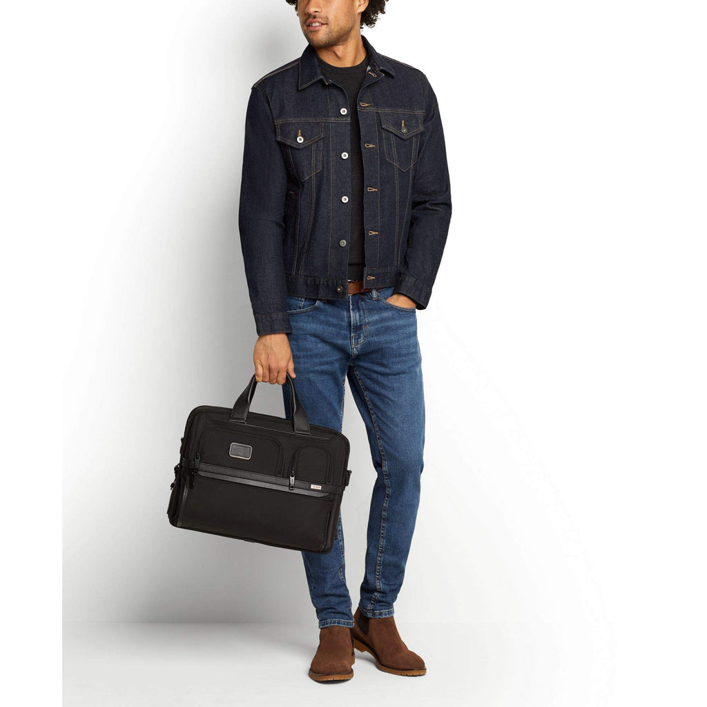 TUMI Alpha Medium 15" Expansion Laptop Briefcase