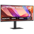 LG 34U650A-B 34-inch UltraWide IPS WQHD 100Hz HDR10 Curved Monitor, Black