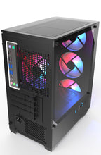 Prebuilt Desktop Computer, i7 CPU Up to 3.9GHz, Integrated Graphics Only Tower PC, 16GB RAM, 256GB M.2 SSD, RGB Fans x4,Win11 Home, WiFi 6+BT5.3, 400W PSU
