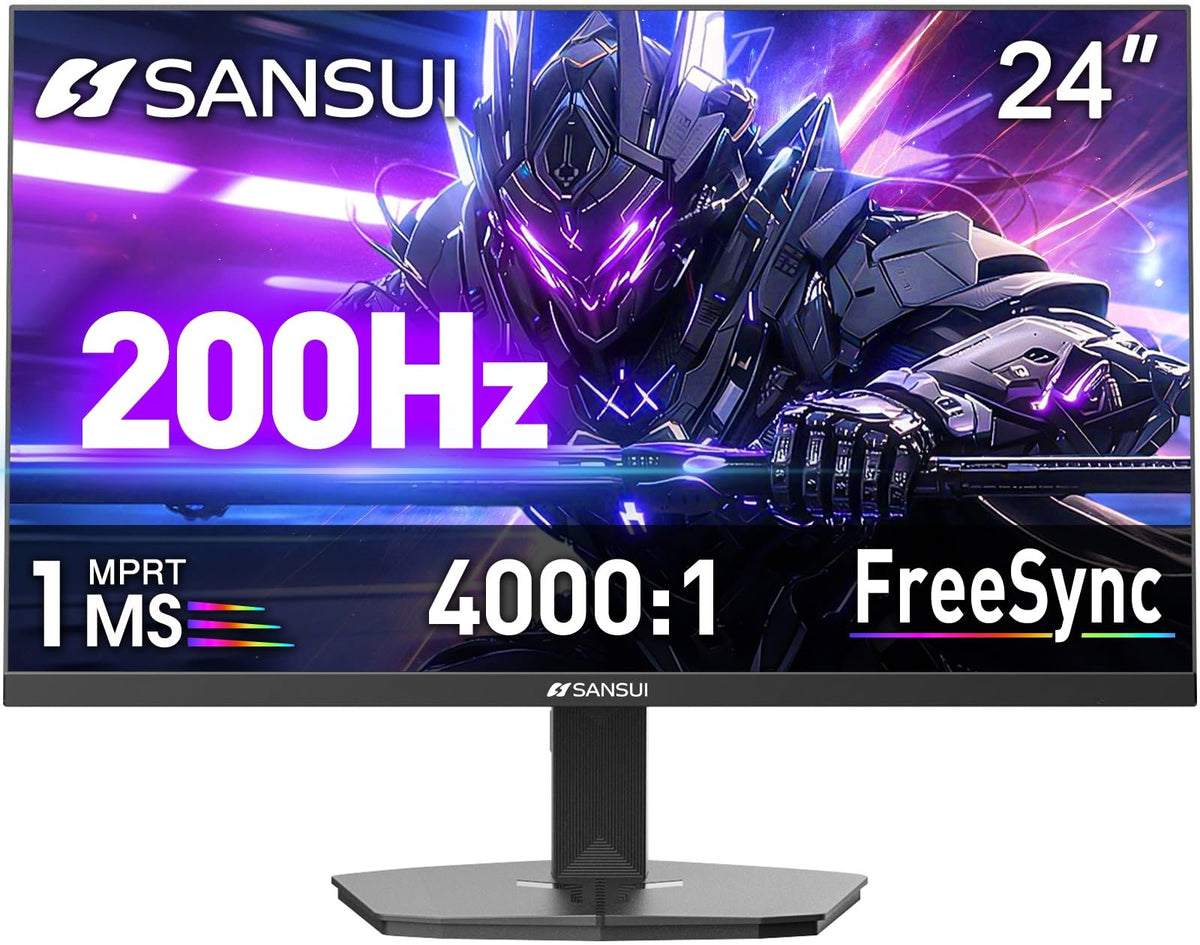 SANSUI Gaming Monitor 27 inch 1440p 200Hz 180Hz Computer Monitor