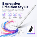 Callsky-Tab 12 Inch Drawing Tablet with Stylus Pen & Flip Case