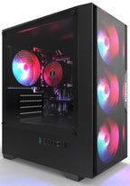 Prebuilt Desktop Computer, i7 CPU Up to 3.9GHz, Integrated Graphics Only Tower PC, 16GB RAM, 256GB M.2 SSD, RGB Fans x4,Win11 Home, WiFi 6+BT5.3, 400W PSU