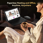 TABWEE 10 Inch Android 16 Tablet with Keyboard,18GB+128GB, 2TB Expand, Widevine L1 Compatible Octa-Core Tablets with 5G WiFi, 1080P Display, 6000mAh, AI Camera, for Gaming, 4 Years Warranty