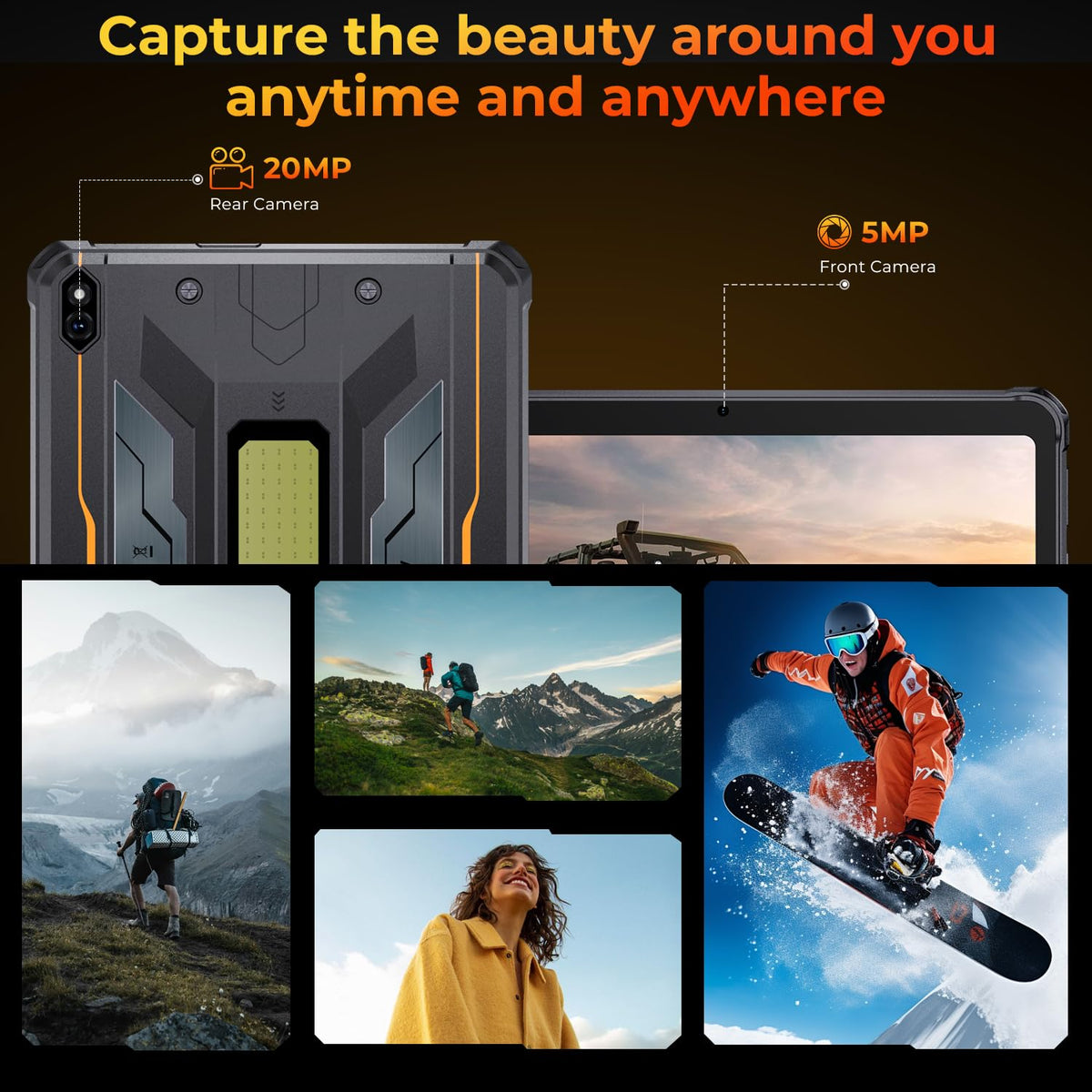 HOTWAV R7 Pro Android 16 Rugged Tablet 20GB + 256GB/TF 1TB 15600mAh 10.1"