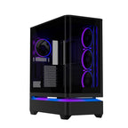 ASUS Prime AP304 ARGB ATX PC Gaming Case Tempered Glass; x4 ARGB Fans
