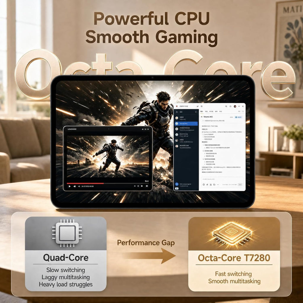 TECLAST T65 13.4" Android16 4G Tablet, 26GB+128GB 120Hz Widevine L1