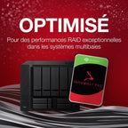Seagate IronWolf Pro 6TB NAS Internal Hard Drive HDD – CMR 3.5 Inch Sata 6Gb/s 7200 RPM 256MB Cache for Raid Network Attached Storage, Data Recovery Service – Frustration Free Packaging (ST6000NE0023)