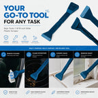 Tools 2" Wide Plastic Scraper Tool, Heavy Duty, 50-Pack
