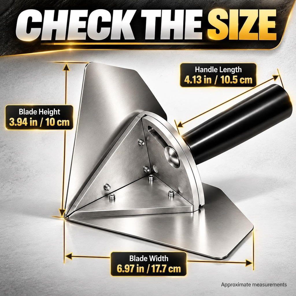 Stainless Steel Internal Corner Finishing Trowel, Inside Corners Scraper