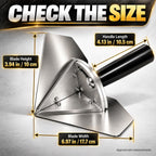 Stainless Steel Internal Corner Finishing Trowel, Inside Corners Scraper