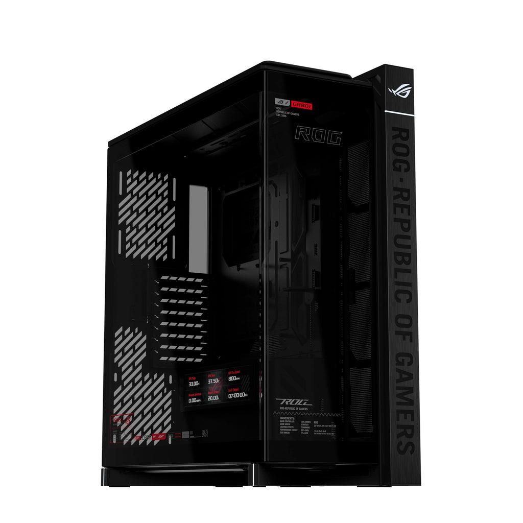 ASUS ROG Strix Helios II EATX Gaming PC case, with Dual Tempered Glass Side Panels, Support for Graphics Cards up to 450mm, Graphics Card Braces, Support up to 420mm radiators, 2 Year Warranty