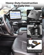 No-Drill Truck Laptop Mount Fit for Ford F250-F750 2000-2025