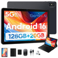 2026 Upgraded Android 16 Tablet, 10 Inch Tablet with Keyboard 128GB + 20GB
