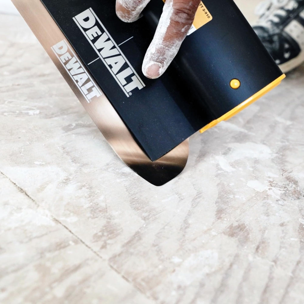 DEWALT Drywall Skimming Blade Set - 7", 10" & 16" Blades | Pro-Grade | Extruded Aluminum & European Stainless Steel Construction | High-Impact End Caps | 3-442