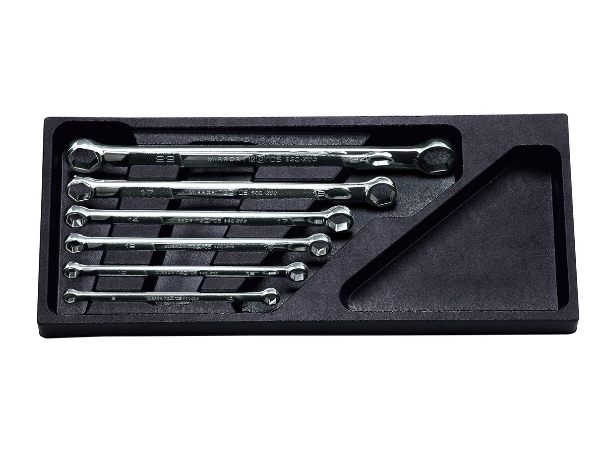 nepros Flat Type Rd Box-End Wrench Set(6pcs.)
