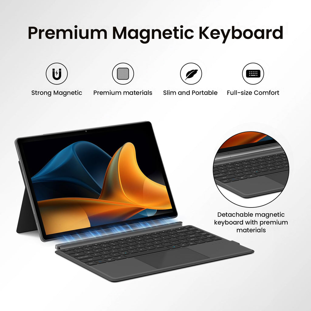 Maxsignage 14 inch Large Screen Tablet, 2026 Android 16 Tablets, 8GB RAM+128GB ROM(1TB Expandtion), 10000mAh Battery 18W Charging, 1920 * 1200 IPS FHD Display Large tableta, WiFi 6 & Bluetooth