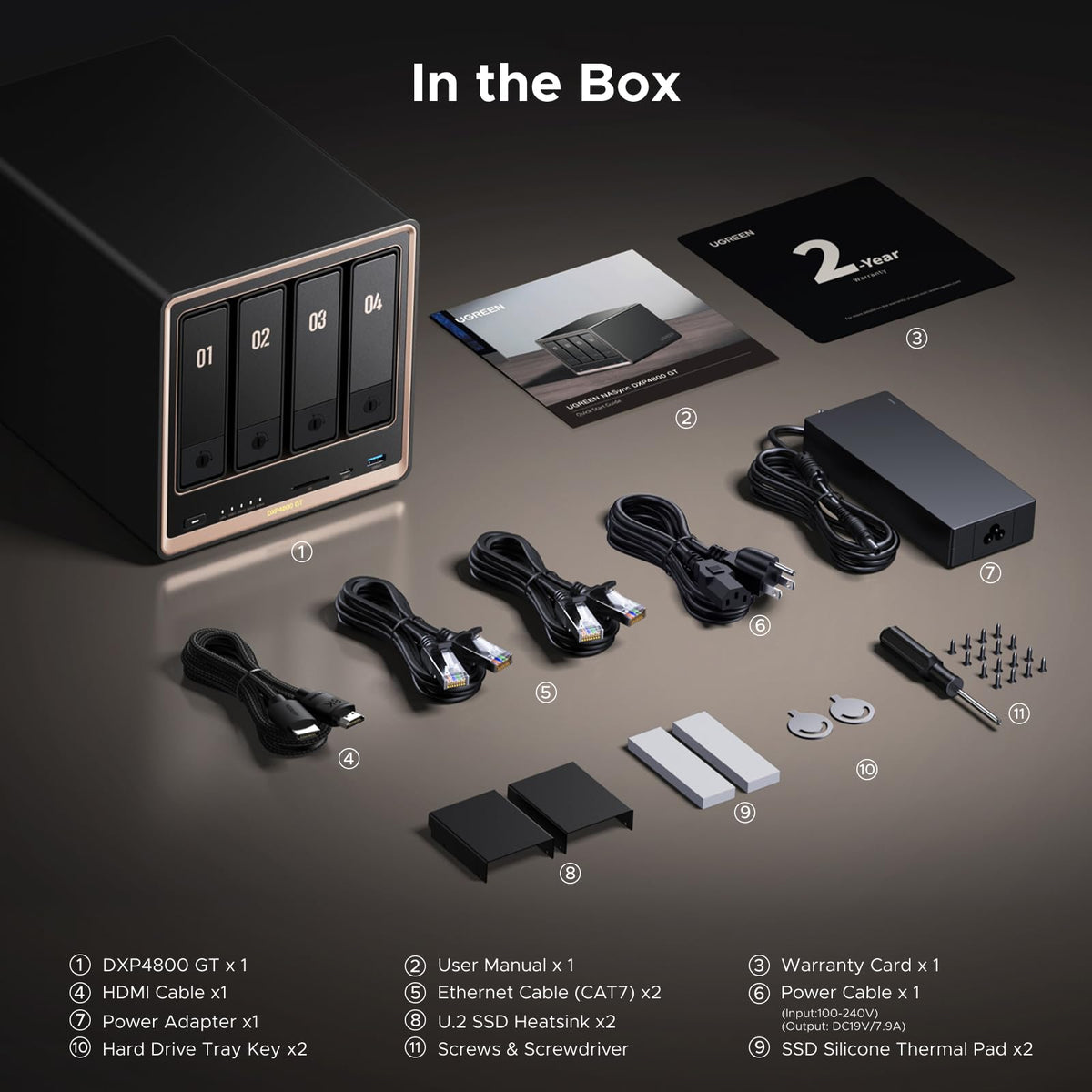 UGREEN NAS DXP4800 GT 4-Bay for Creators, Tech Enthusiasts and Office Teams