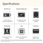 Microsoft Surface Pro 2-in-1 Laptop/Tablet (2025), Windows 11 Copilot+ PC, 12" Touchscreen Display, Snapdragon X Plus (8 Core), 16GB RAM, 256GB Storage, Platinum